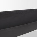 Piero Large Matte Black Metal Decorative Bowl - Default Title