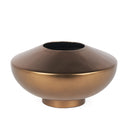 Quiana Large Gold Metal Vase - Default Title