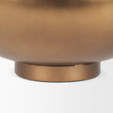Quiana Large Gold Metal Vase - Default Title