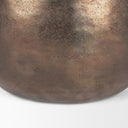 Quade Large Textured Gold Metal Planter - Default Title