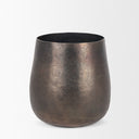 Quade Small Gold Metal Planter - Default Title