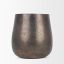 Quade Small Gold Metal Planter - Default Title