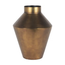 Perrin Large Brushed Gold Metal Decorative Vase - Default Title