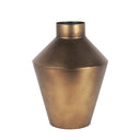 Perrin Small Brushed Gold Metal Decorative Vase - Default Title