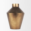 Perrin Small Brushed Gold Metal Decorative Vase - Default Title