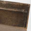 Porschia Small Antiqued Gold Metal Decorative Box - Default Title
