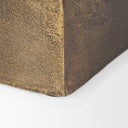 Porschia Large Antiqued Gold Metal Decorative Box - Default Title