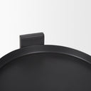 Price Large Matte Black Metal w Glass Hurricane Candle Holder - Default Title