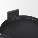 Price Small Matte Black Metal w Glass Hurricane Candle Holder - Default Title