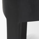 Riya Solid Black Wooden Stool - Default Title