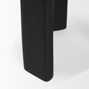 Riya Solid Black Wooden Stool - Default Title