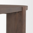 Sohan Dark Elm Wood Oval Dining Table - Default Title