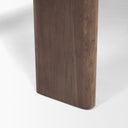 Sohan Dark Elm Wood Oval Dining Table - Default Title