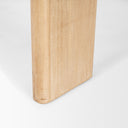 Sohan Light Brown Wood Oval Dining Table - Default Title