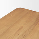 Suvan 72L Light Brown Rectangular Oak Wood Dining Table - Default Title