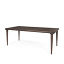 Suvan 84L Medium Dark Brown Rectangular Wood Dining Table - Default Title
