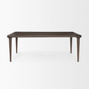 Suvan 84L Medium Dark Brown Rectangular Wood Dining Table - Default Title