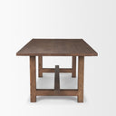 Suke 84 Medium Brown Rectangular Oak Dining Table - Default Title