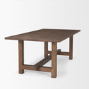 Suke 84 Medium Brown Rectangular Oak Dining Table - Default Title