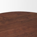 Soma 48 Red Brown Acacia Wood Round Dining Table - Default Title