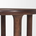 Soma 48 Red Brown Acacia Wood Round Dining Table - Default Title