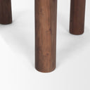 Soma 48 Red Brown Acacia Wood Round Dining Table - Default Title