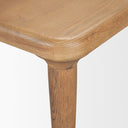 Suvan 84L Light Brown Rectangular Oak Wood Dining Table - Default Title