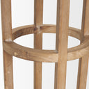 Andy I Large Natural Wood Cylindrical Lantern - Default Title