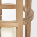 Andy II Small Natural Wood Cylindrical Lantern - Default Title