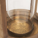 Andy II Small Natural Wood Cylindrical Lantern - Default Title