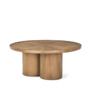Tavi Medium Brown Round Coffee Table - Default Title