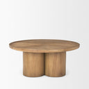 Tavi Medium Brown Round Coffee Table - Default Title