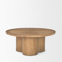 Tavi Medium Brown Round Coffee Table - Default Title