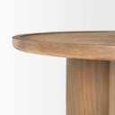 Tavi Medium Brown Round Coffee Table - Default Title