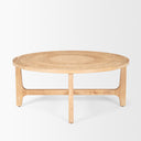 Taylin Light Brown Wood Round Coffee Table - Default Title