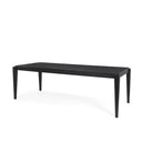 Teva Black Wood Rectangular 92 Dining Table - Default Title