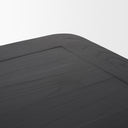 Teva Black Wood Rectangular 92 Dining Table - Default Title