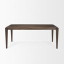 Teva Dark Brown Wood Rectangular 72 Dining Table - Default Title