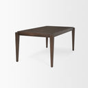 Teva Dark Brown Wood Rectangular 72 Dining Table - Default Title