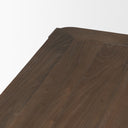 Teva Dark Brown Wood Rectangular 72 Dining Table - Default Title