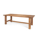 Stetson 945 Rectangular Natural Brown Wood Dining Table - Default Title