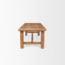 Stetson 945 Rectangular Natural Brown Wood Dining Table - Default Title