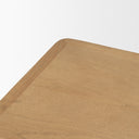 Tino Light Brown Oak Wood w 4 Drawers Desk - Default Title