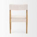 Toni Light Brown Nettlewood wCream Heathered Performance Fabric Dining Chair - Default Title