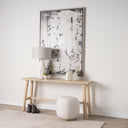 Piven White wAntiqued Wash Textured Ceramic Table Lamp - Default Title