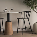 Colin Black Metal Counter Stool - Default Title