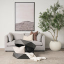 Arreto Hexagonal Hinged Solid Wood Top and Base Coffee Table - Default Title
