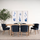 Robyn Tall Blue Glass Vase - Default Title