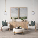 Edie Brushed Gold Metal w Frosted Glass Globe 1-Light Pendant - Default Title