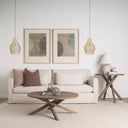 Halycon 160L x 160W x 200H Gold Mesh and Iron Pendant Light - Default Title